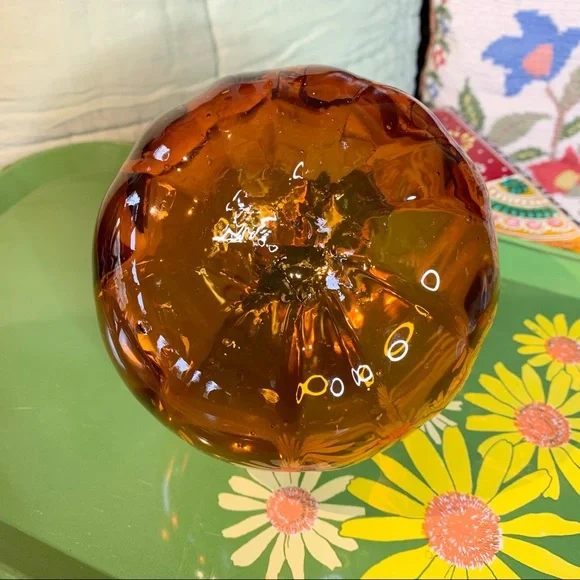 Art Glass Pumpkin - Picture 8 of 9